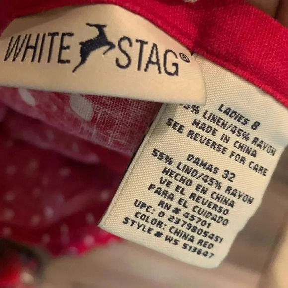 Vintage retro polka dot flared circle skirt - Picture 2 of 3